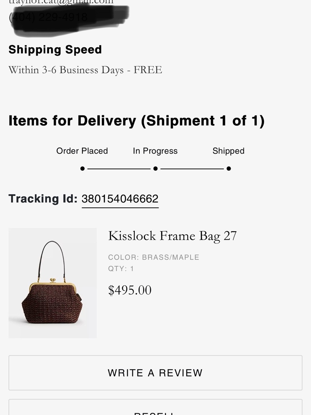 Coach Kisslock Frame Bag 27 in Brass/Maple - Picture 10 of 10